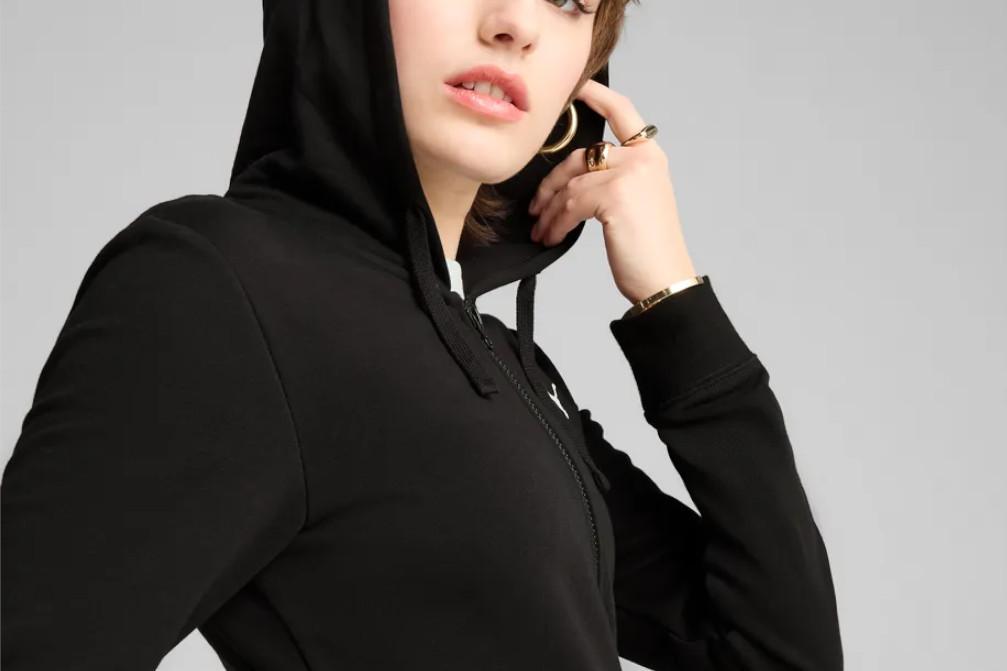 Sudadera con capucha Puma ESS Full-Zip Hoodie 682406 en negro