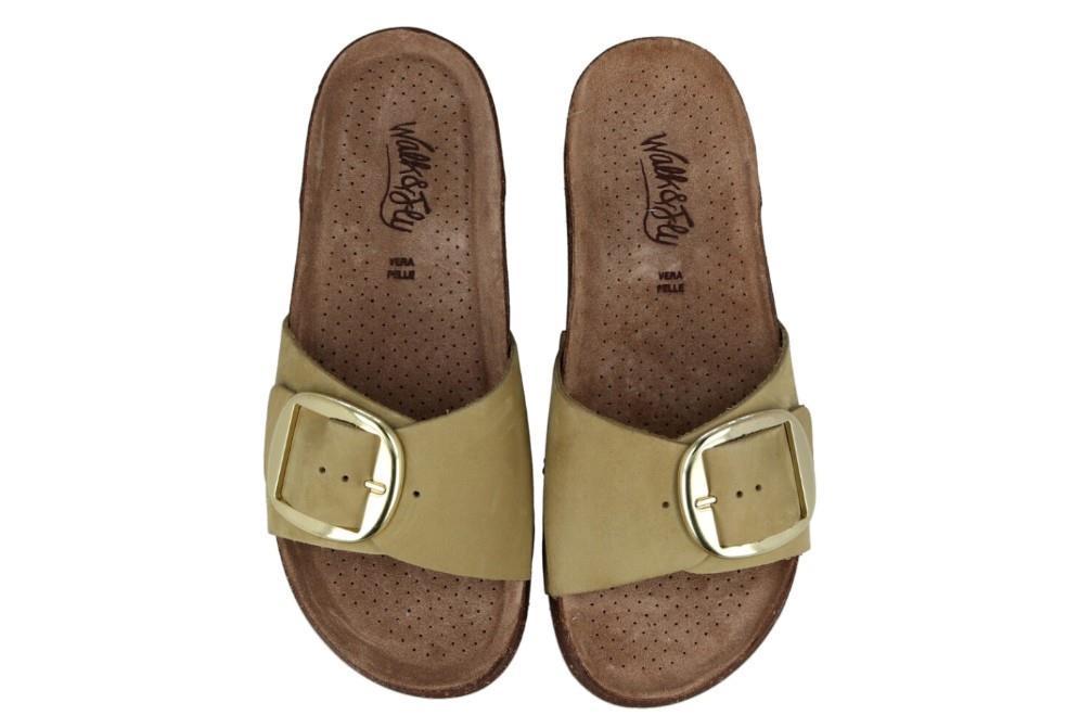 Sandalias planas bio Walk & Fly Bambola 7447 50530 en kaki
