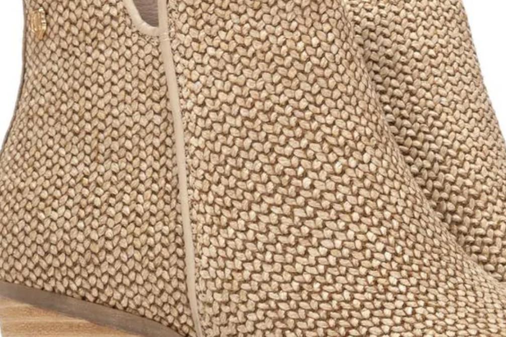 Botín de tacón Carmela 16322302 – Diseño Tipo Rafia Verano para mujer