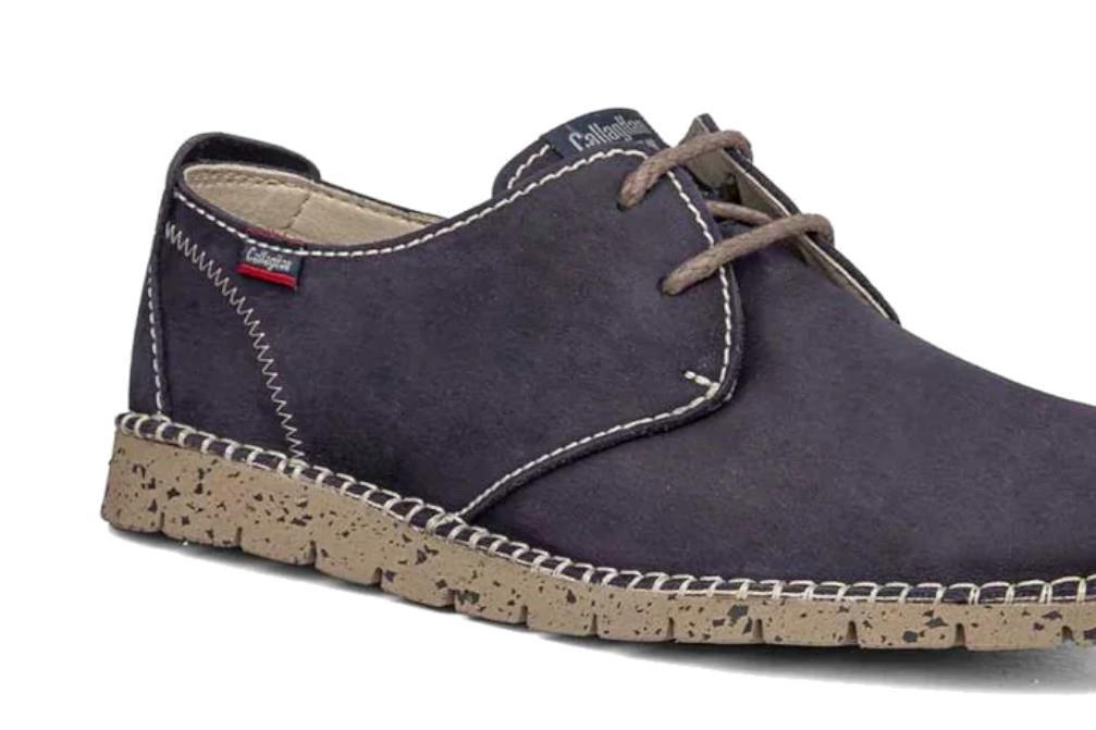 Zapatos con cordones Callaghan 84702 Abiatar en azul para hombre
