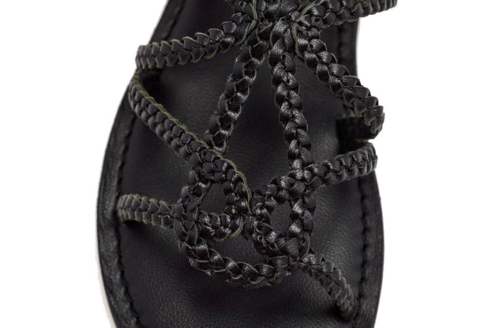 Sandalias planas Gioseppo ORLAND 75107 en negro para mujer