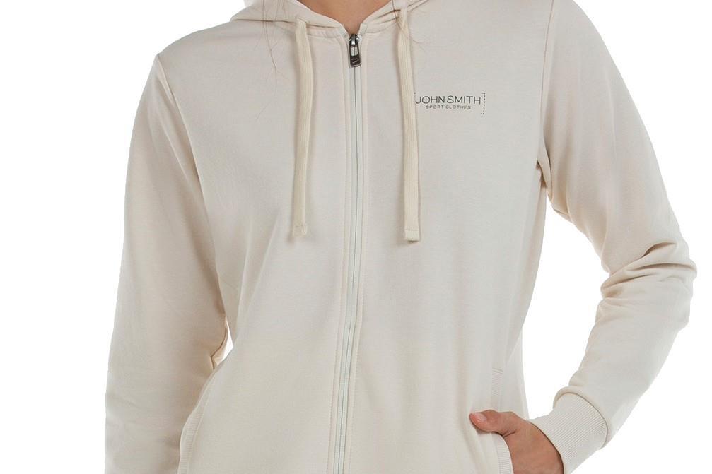 Sudadera con capucha John Smith Vilar en crudo para mujer