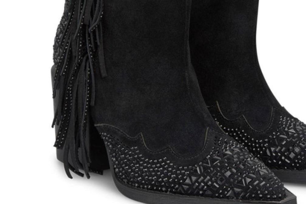 Botin cowboy Alma en Pena de color negro para mujer