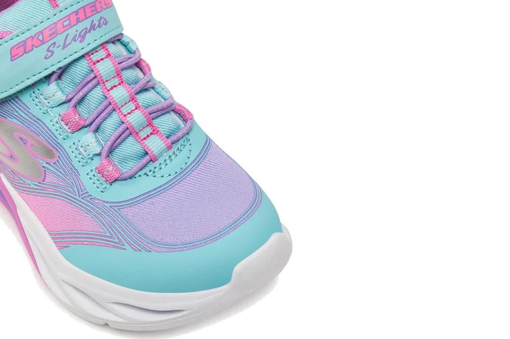 Zapatillas deportivas Skechers S-Lights: Cosmic Glow en turquesa-Zapatillas de luces
