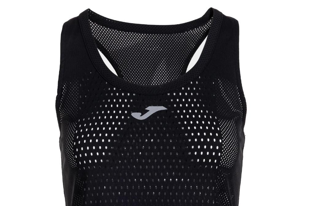 Camiseta de Running Joma Marathon II 902579 negro de Tirantes para Mujer