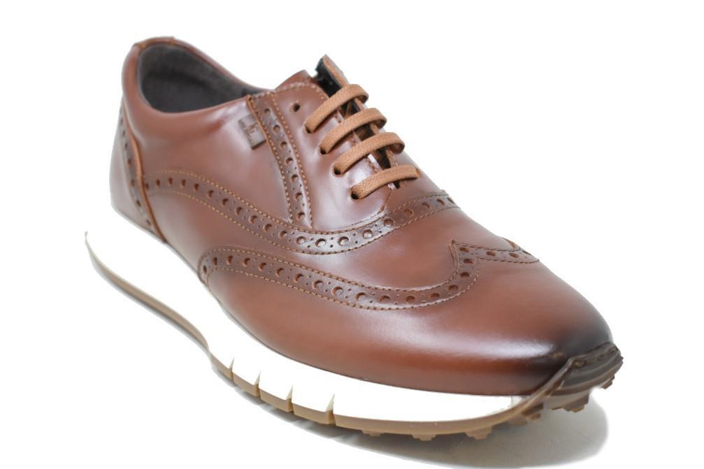 Zapato deportivo Luis gonzalo 7975H en cuero para hombre