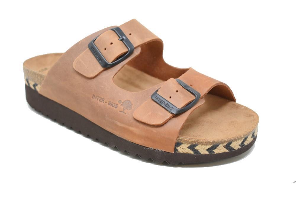 Sandalias con plataforma Inter-bios 7206-C en ours para mujer