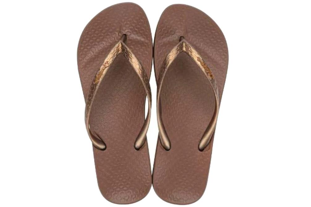 Chanclas de Dedo Ipanema Anatómica Tan IP81030 marrón para Mujer | Sandalias planas de piscina