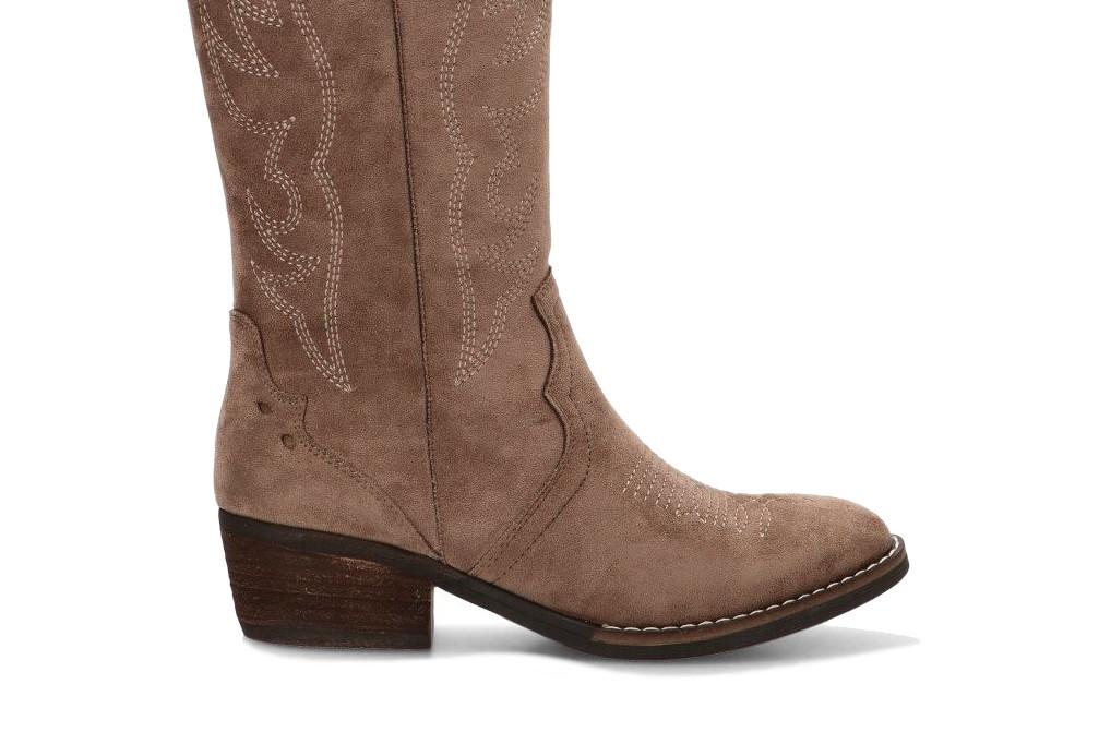 Botas altas cowboy Isteria 600 en color taupe