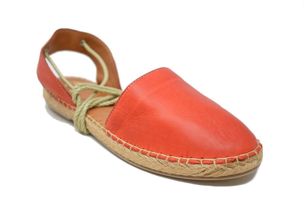 Alpargatas planas TOP 3 5905 en rojo para mujer