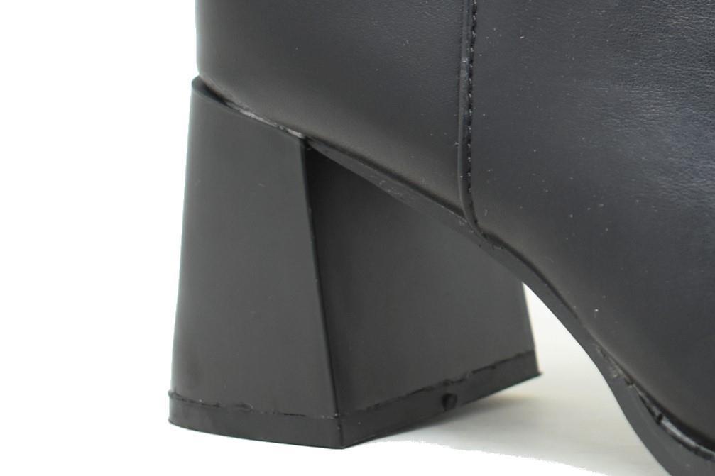 Botines con tacón Maraval W0371 en negro para mujer