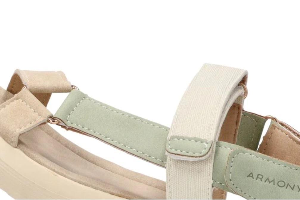 Sandalias deportivas Armony by Etika 40004 en nude para mujer