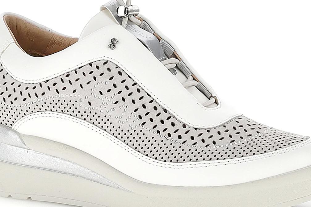 Zapatillas deportivas Stonefly 223606 en hielo piel con cuña