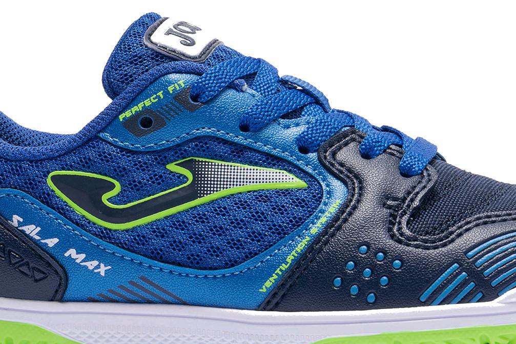 Zapatillas fútbol sala Joma Max JR 2604 royal indoor para niño