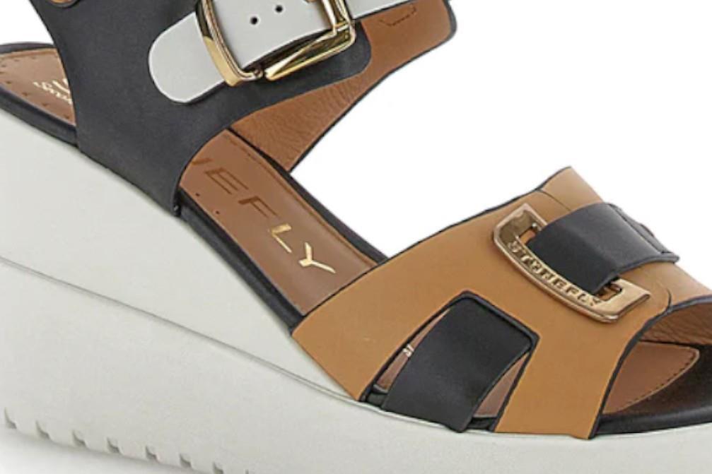 Sandalias con cuña Stonefly Ely 19 en blanco para mujer