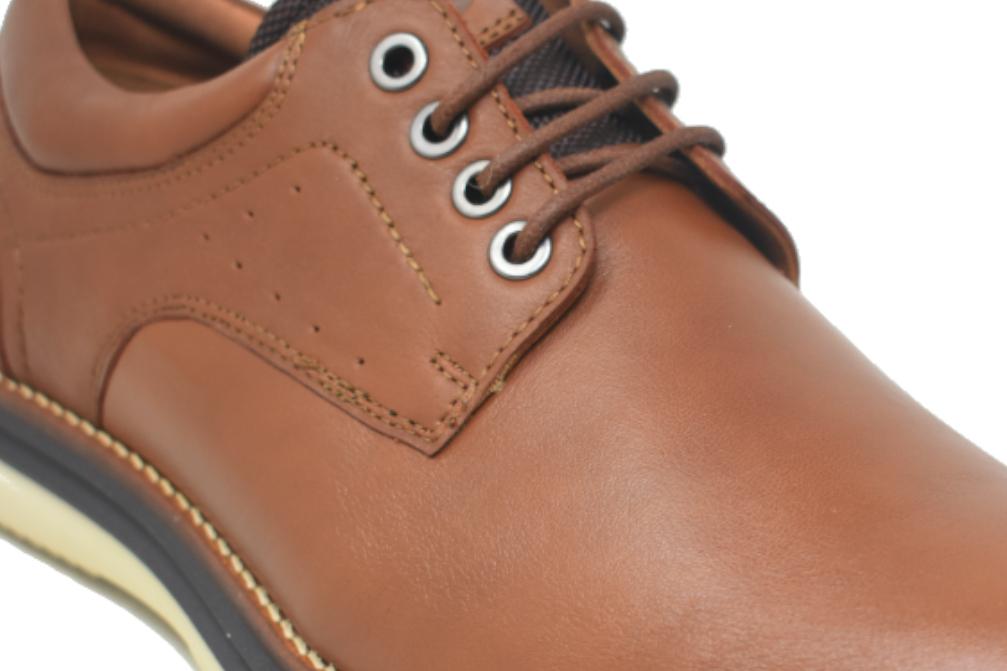 Zapatos con cordones Coronel Tapiocca C717 en color camel – Zapato Casual Elegante