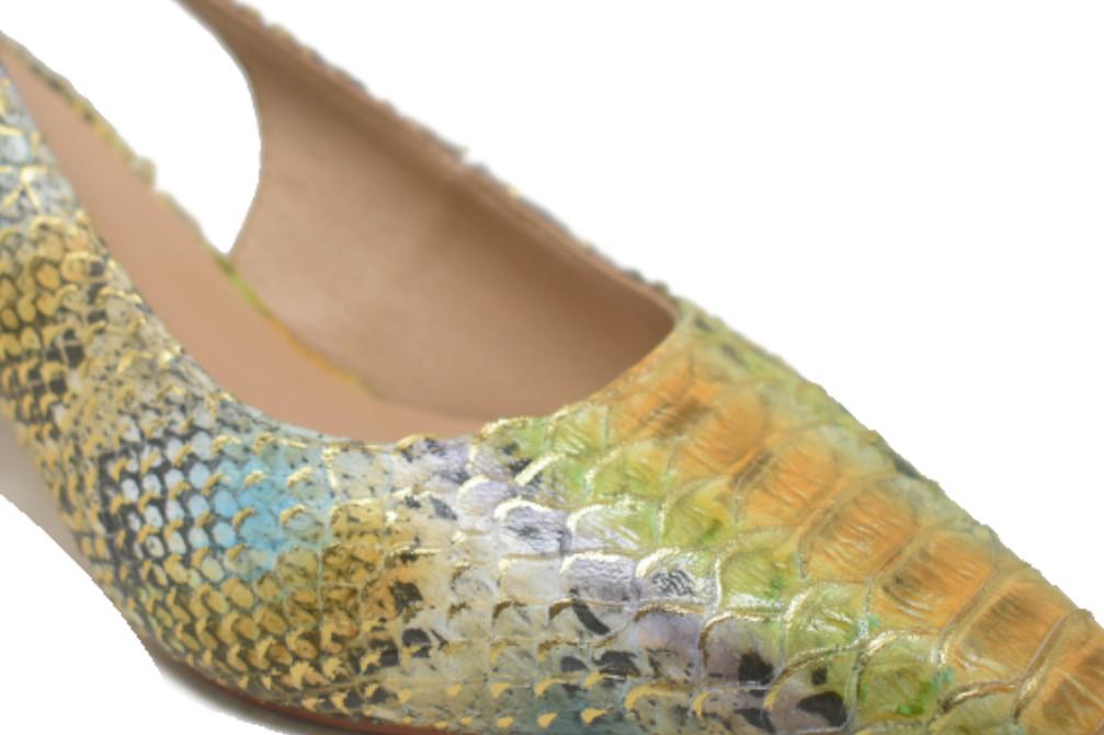 Zapatos de tacón destalonados Alma en Pena V261850 en multicolor – Salón Fiesta, elegantes