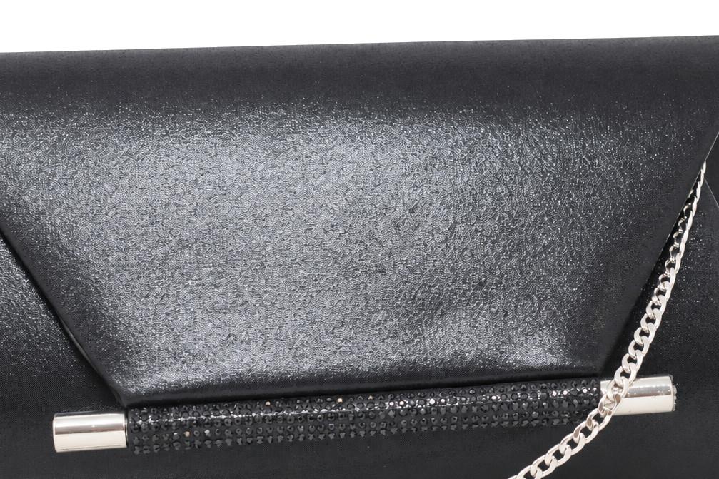 Cartera de fiesta negra Menbur BMB38 con cadena