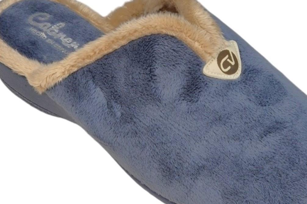 Zapatillas de casa Cabrera 5006 en azul para mujer