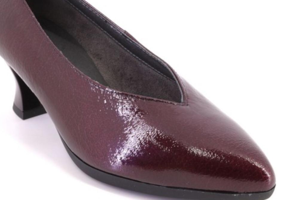 Zapatos de Tacón Pitillos 11681 Burdeos Mujer – Zapatos de fiesta Elegantes y Cómodos