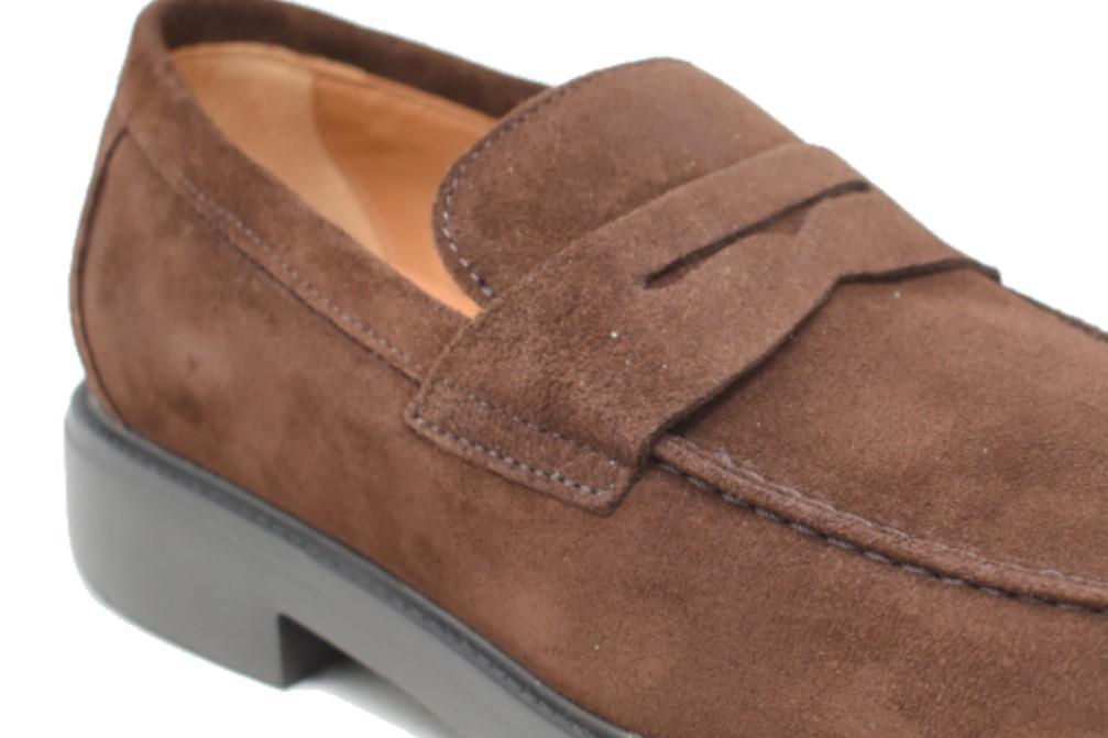 Mocasines de piel Angel Sansano 25004 en marrón para hombre
