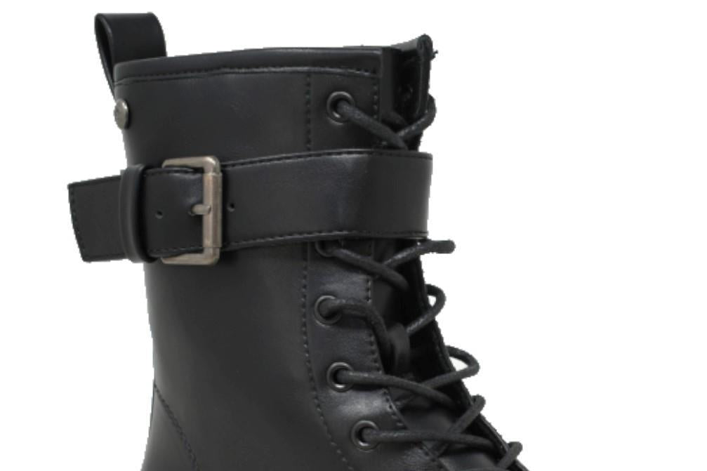 Botines militares maraval W0347 en negro para mujer