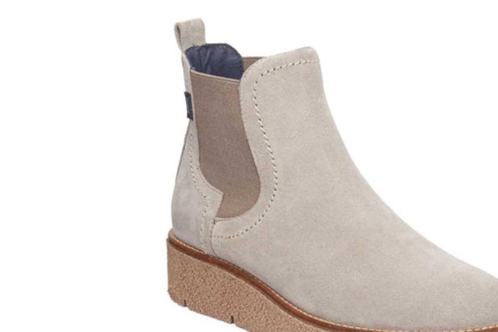 Botines con cuña Callaghan 32601 Arete para mujer en beige