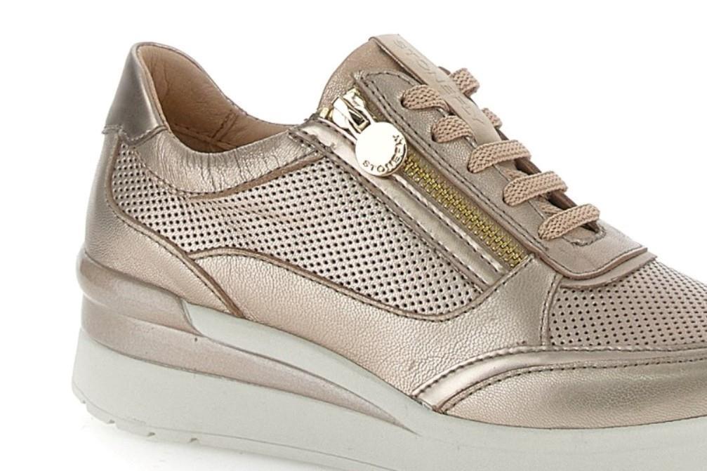 Zapatillas deportivas STONEFLY CREAM 52 LAMINATED LTH 220738 en oro