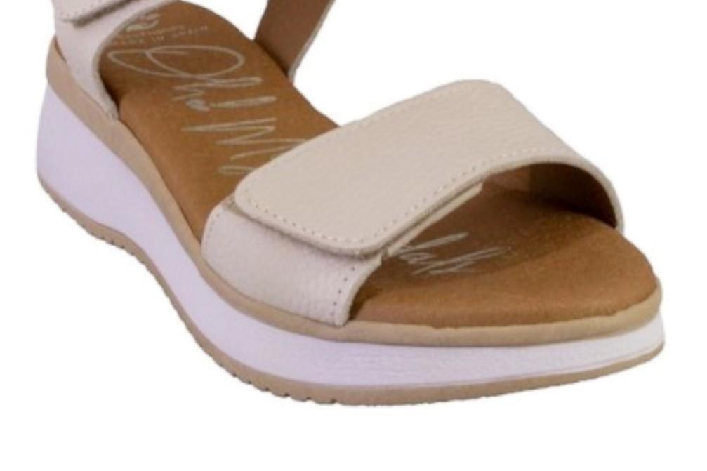 Sandalias Oh! My Sandals Selene 5660 en hielo para mujer