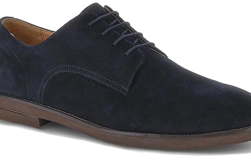 Zapatos con cordones CALVIN 2 Stonefly 223447 zapatos derby en azul marino ante