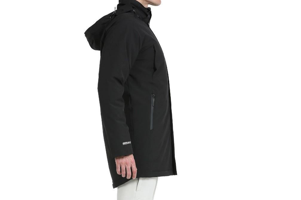 Abrigo +8000 Isra en negro para hombre