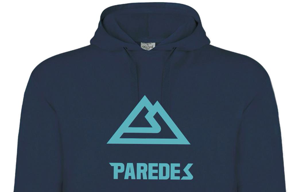 Sudadera con capucha Paredes unisex Centauro azul marino
