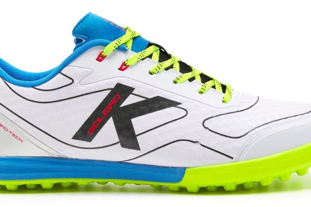 Zapatillas fútbol sala Kelme Goleiro Turf 55166 en blanco para hombre