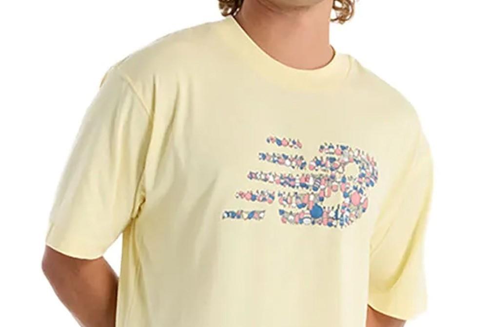 Camiseta NEW BALANCE wt MT51920 en amarillo para hombre