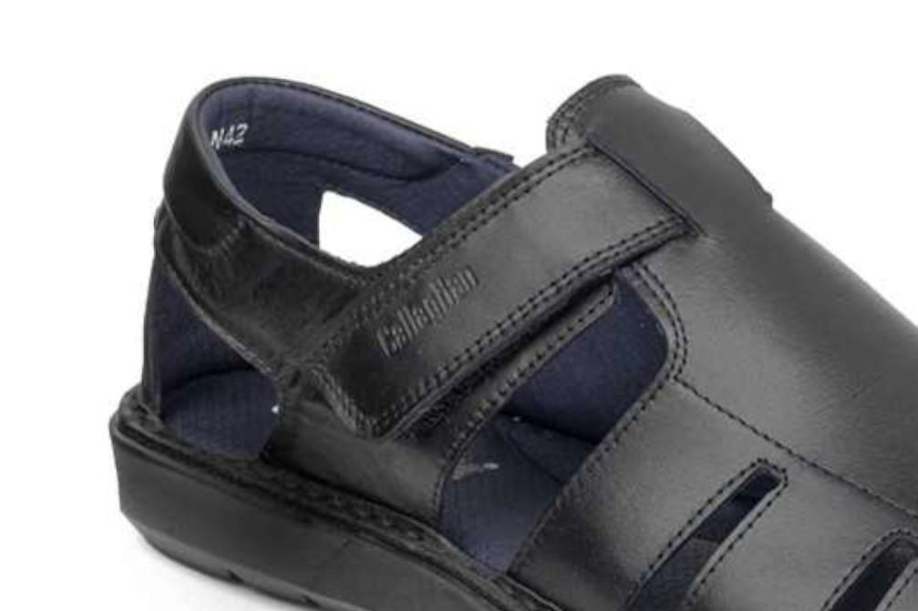 Sandalias cangrejeras Callaghan 92311Lebanpara hombre en negro