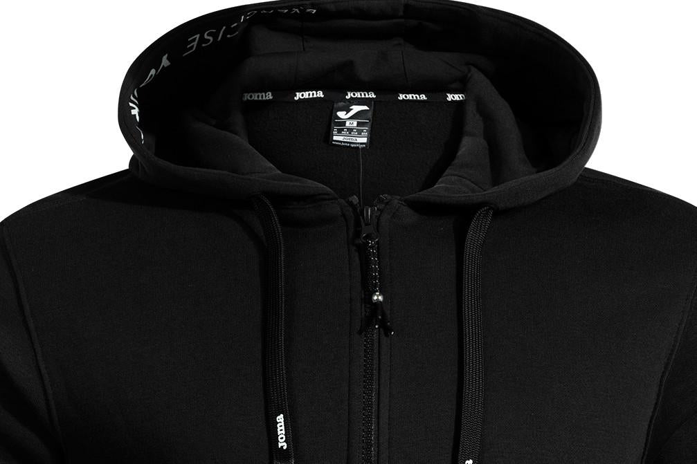 Chaqueta con capucha Joma 104110.100 Urban street en color negro