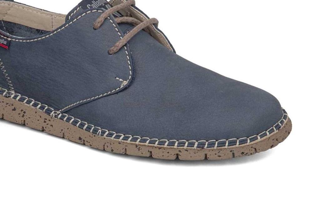 Zapato con cordones Callaghan 84702 Abiatar para hombre azul marino