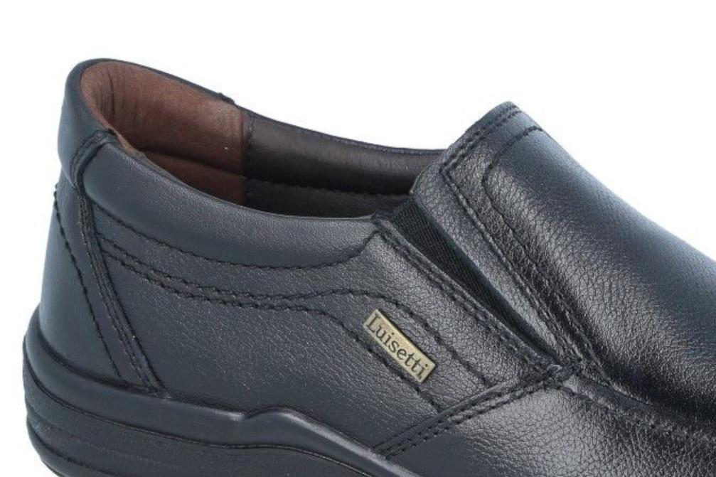 Mocasines Luisetti 20400ST en color negro