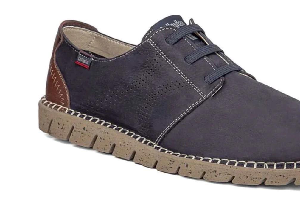 Zapatos con cordones Callaghan 43200 Viz en azul marino para hombre