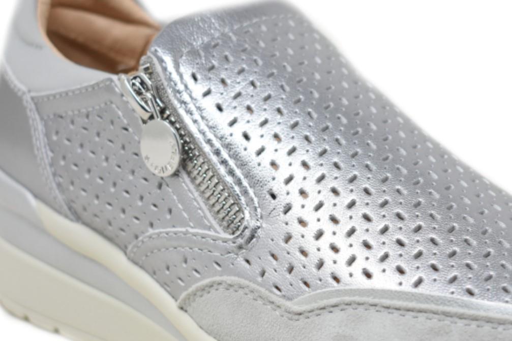 Zapatillas deportivas Stonefly CREAM 50 LAMINATED en gris para mujer