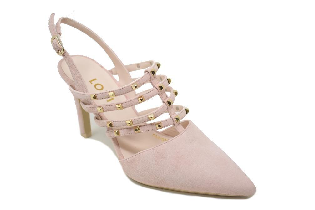 Zapatos de Tacón destalonados LODI RESTA-TP – Zapatos de fiesta Elegantes para Mujer color rosa
