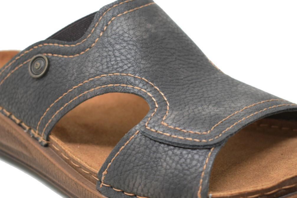 Sandalias cómodas inblu VE000008 en negro para hombre
