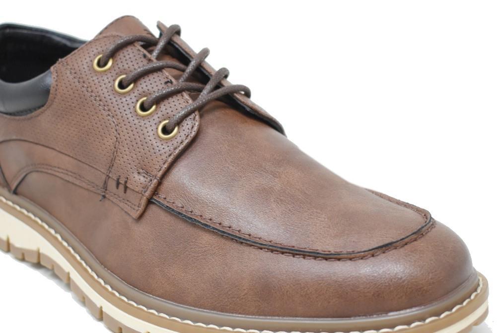 Zapato con cordones Maraval M0514 en moka para hombre