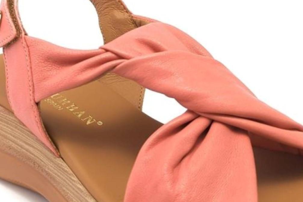 Sandalias Paula Urban 24-335 Sunset en papaya para mujer