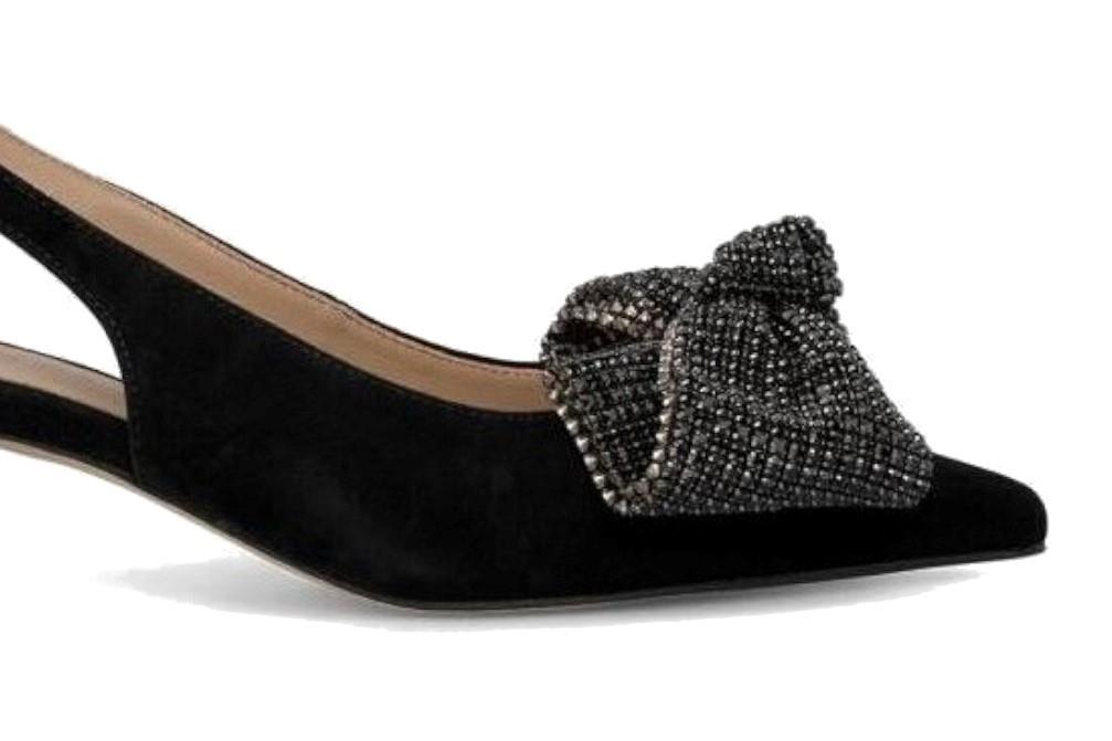 Zapato de tacón destalonado Alma en Pena color negro-Zapatos de fiesta