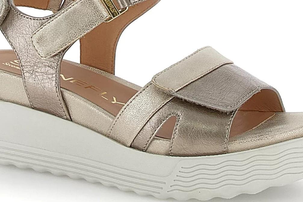 Sandalias con plataforma Stonefly 220900 PARKY 26 LAMINATED LTH/S. LAMINATED para mujer