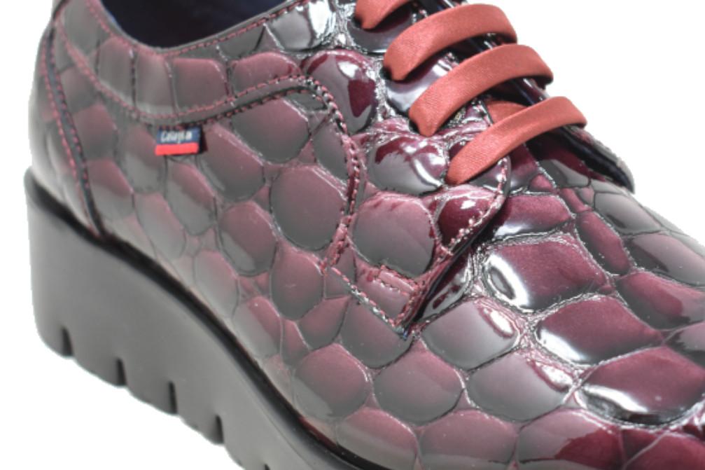 Zapatos con cordones con cuña Callaghan 58515 Bari en burdeos
