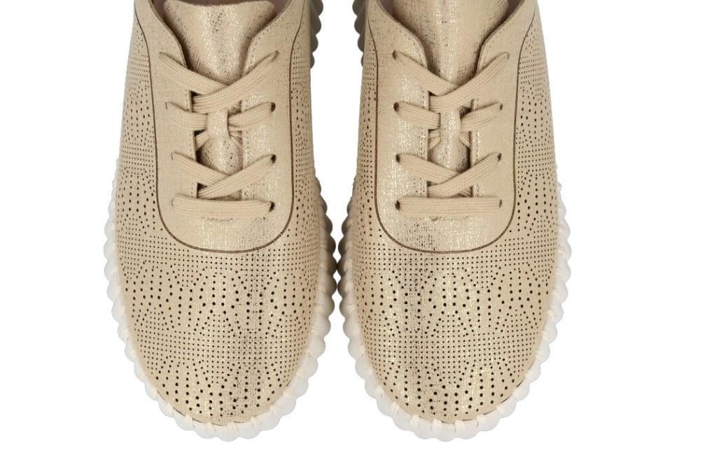 Zapatillas deportivas Walk & Fly AH-9837 A5 en oro