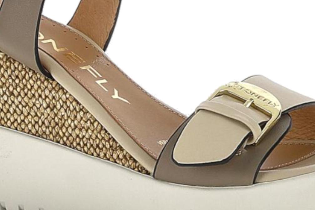 Sandalias con cuña alta Stonefly 222301 Ely 21 en taupe cómoda