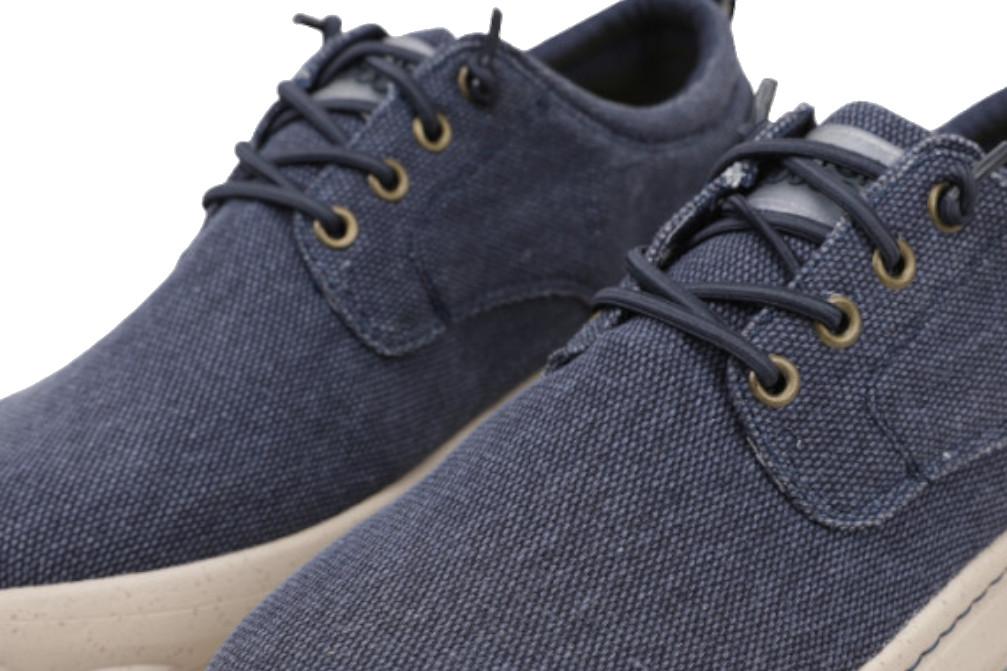 Zapatos con cordones de lona Coronel Tapiocca T856 en color azul– Zapato Casual Elegante, Ligero y Cómodo